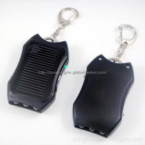 Little solar rechargeable flashlight charger power
